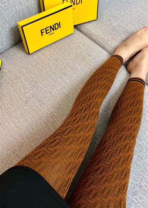 designer stockings fendi